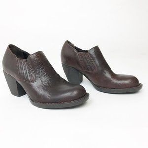 BORN Olivia Ankle Boots Toscano Brown 6.5